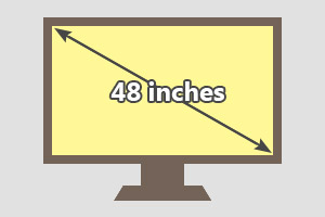 48 inches tv