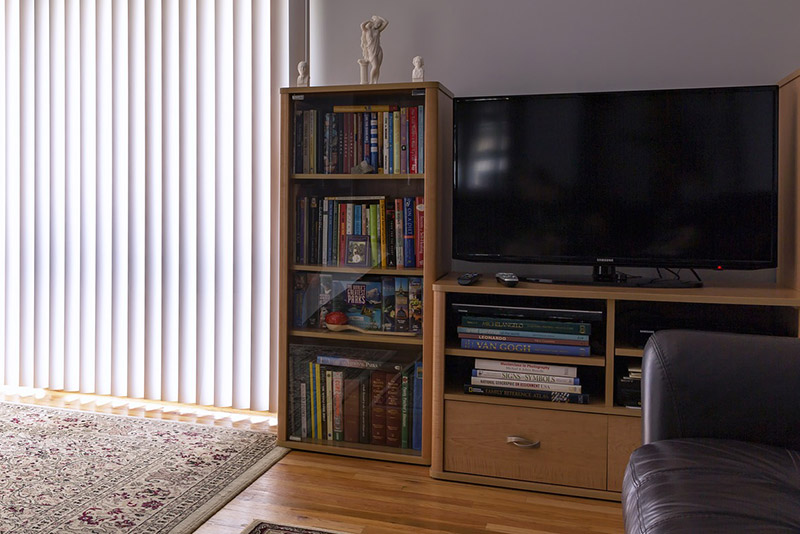 Wooden tv stand