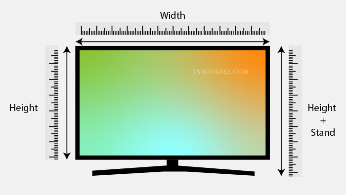 How To Measure A Tv Screen Size And Dimensions Tvsguides